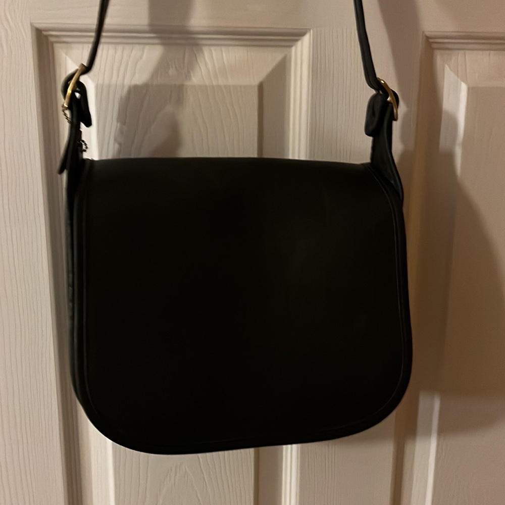 Rare Vintage Coach Saddle Bag Classic Flap 1970's Creed No Serial # Made in NYC - Picture 9 of 14